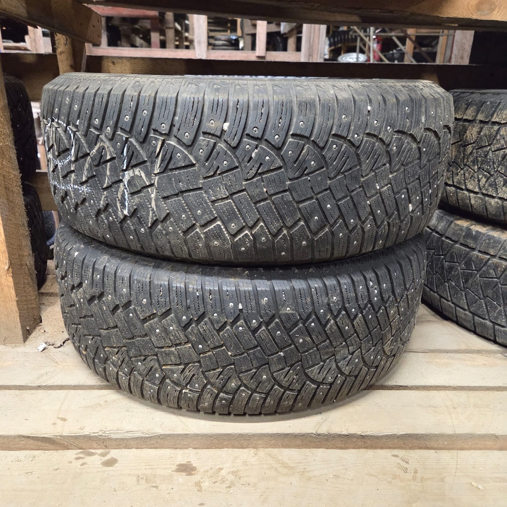 265/65R17 116T XL Continental IceContact 2 SUV Käytetty nastarengas 5mm DOT-17 ja -18