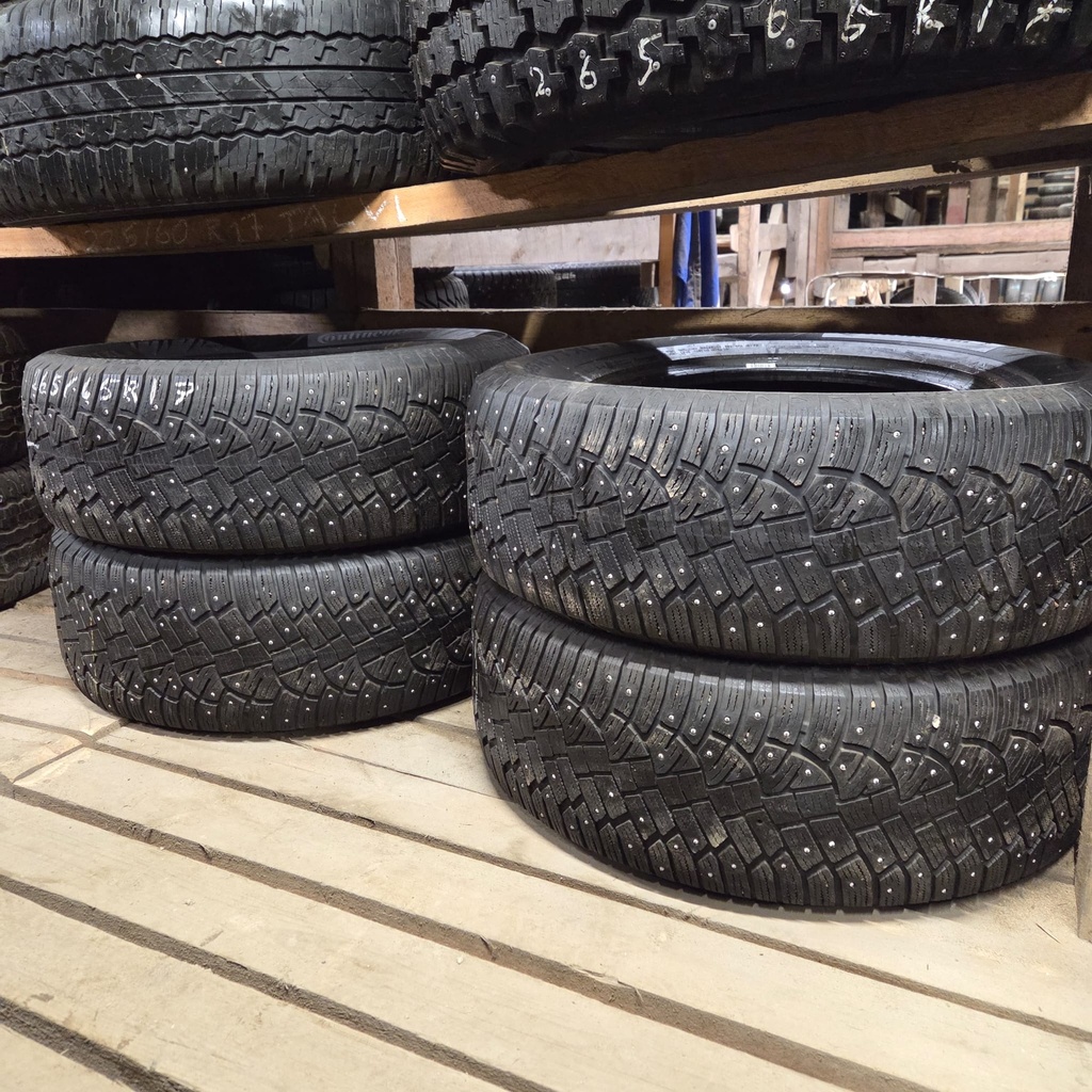 265/65R17 116T XL Continental IceContact 2 SUV Käytetty nastarengas 4-5mm DOT-19
