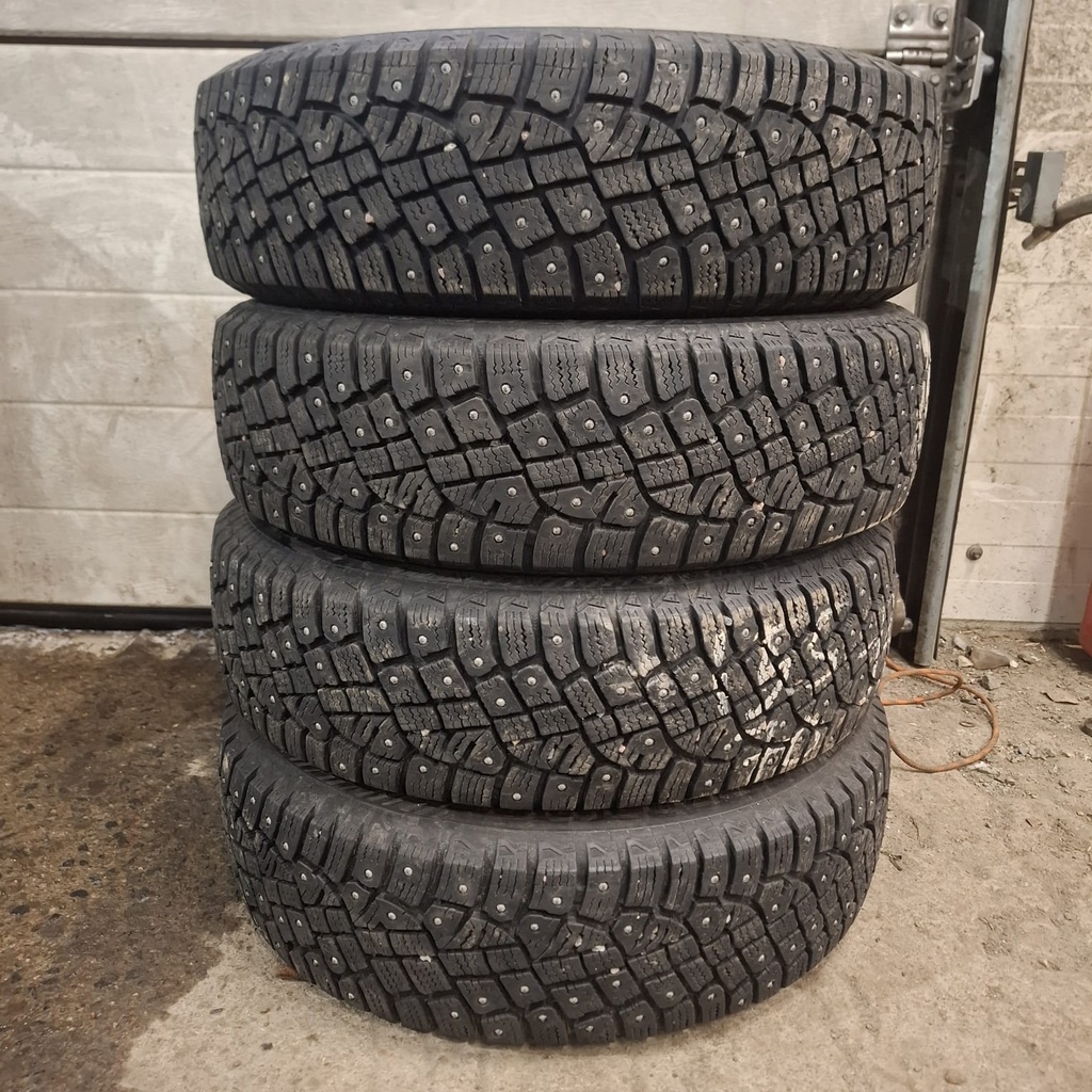 155/70R13 75T Continental IceContact 2 Käytetty nastarengas 6mm DOT-17