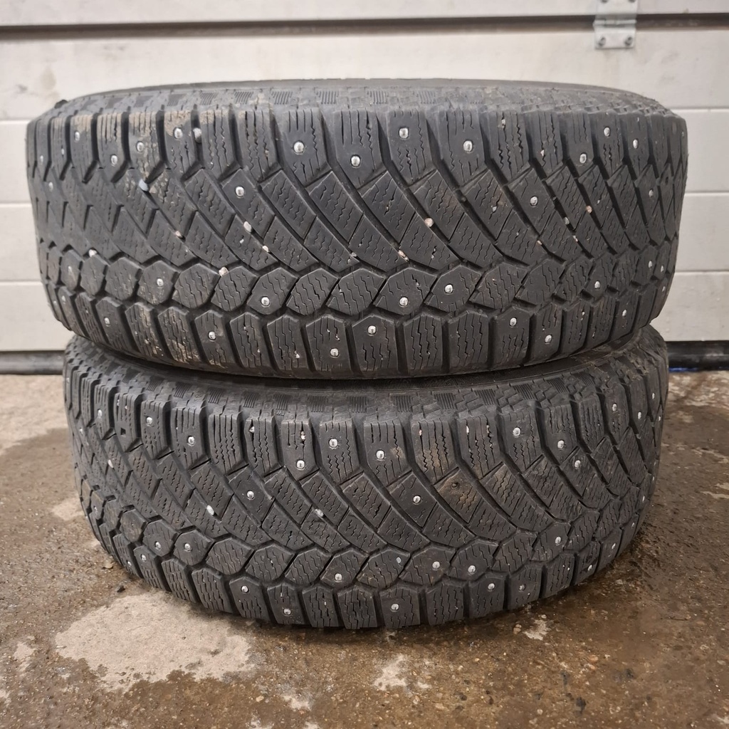 195/65R15 95T XL Continental IceContact Käytetty nastarengas 4-6mm DOT-14