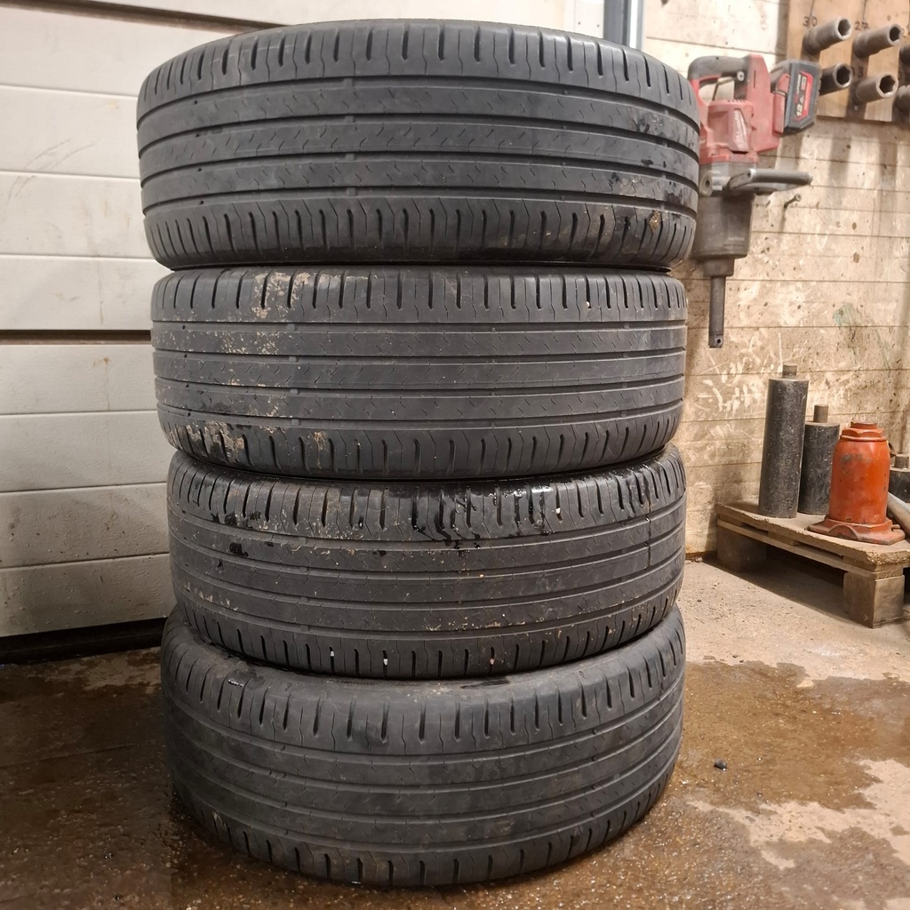 215/55R18 99V XL Continental EcoContact 5 Käytetty kesärengas 4-5mm DOT-19