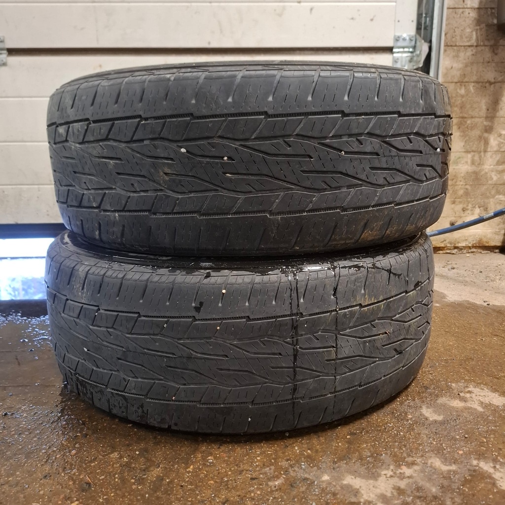 225/55R18 98V Continental CrossContact LX 2 Käytetty kesärengas 3-3,5mm DOT-17