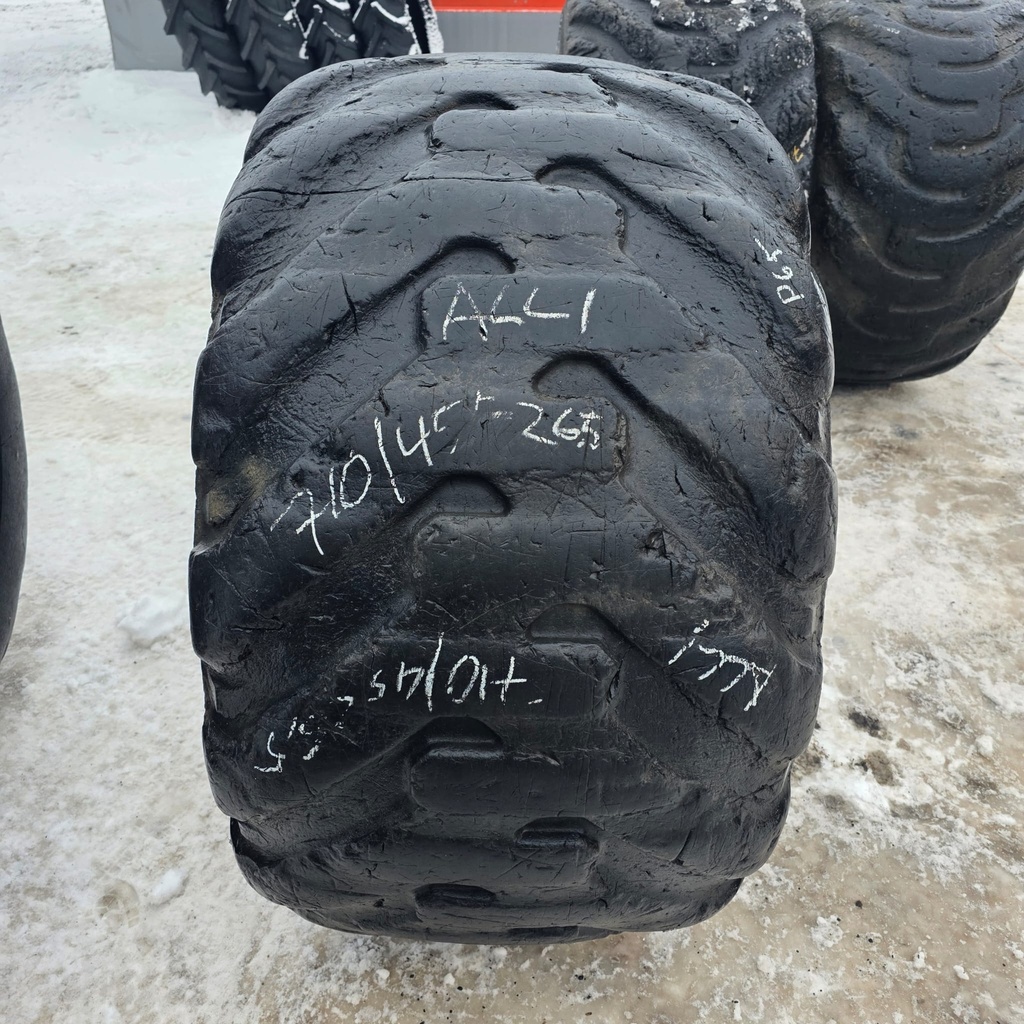 710/45-26.5 20pr Alliance ForestStar III Käytetty Metsäkonerengas 19mm DOT-19