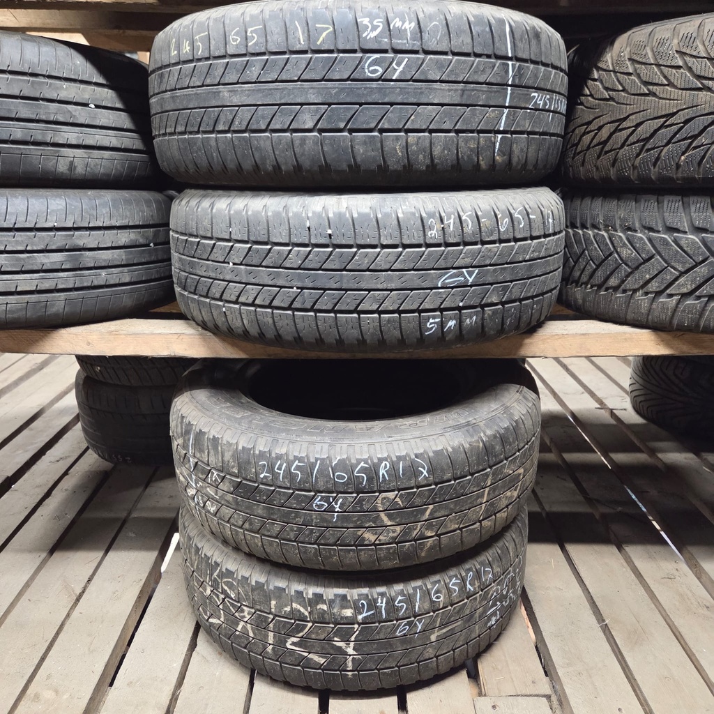 245/65R17 107H Goodyear WR Angler HP Käytetty kesärengas 3,5-5mm DOT-05