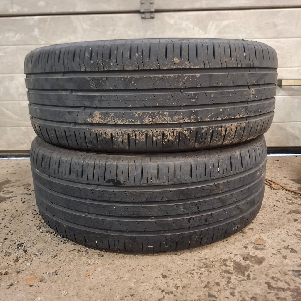 235/55R19 105V XL Continental EcoContact 6 Käytetty kesärengas 3,5-5mm DOT-21 ja 22