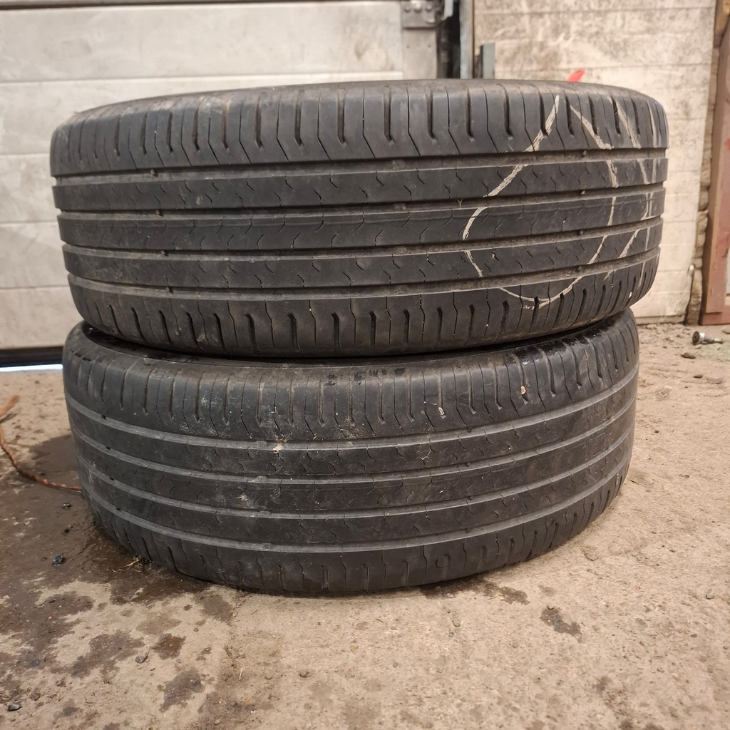 215/55R18 99V XL Continental EcoContact 5 Käytetty kesärengas 4-5mm DOT-19