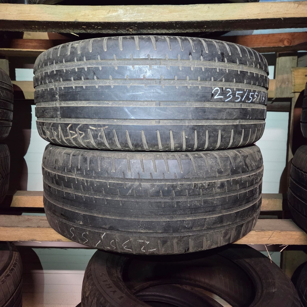 235/55R17 99W Continental SportContact 2 Käytetty kesärengas 4mm DOT-06
