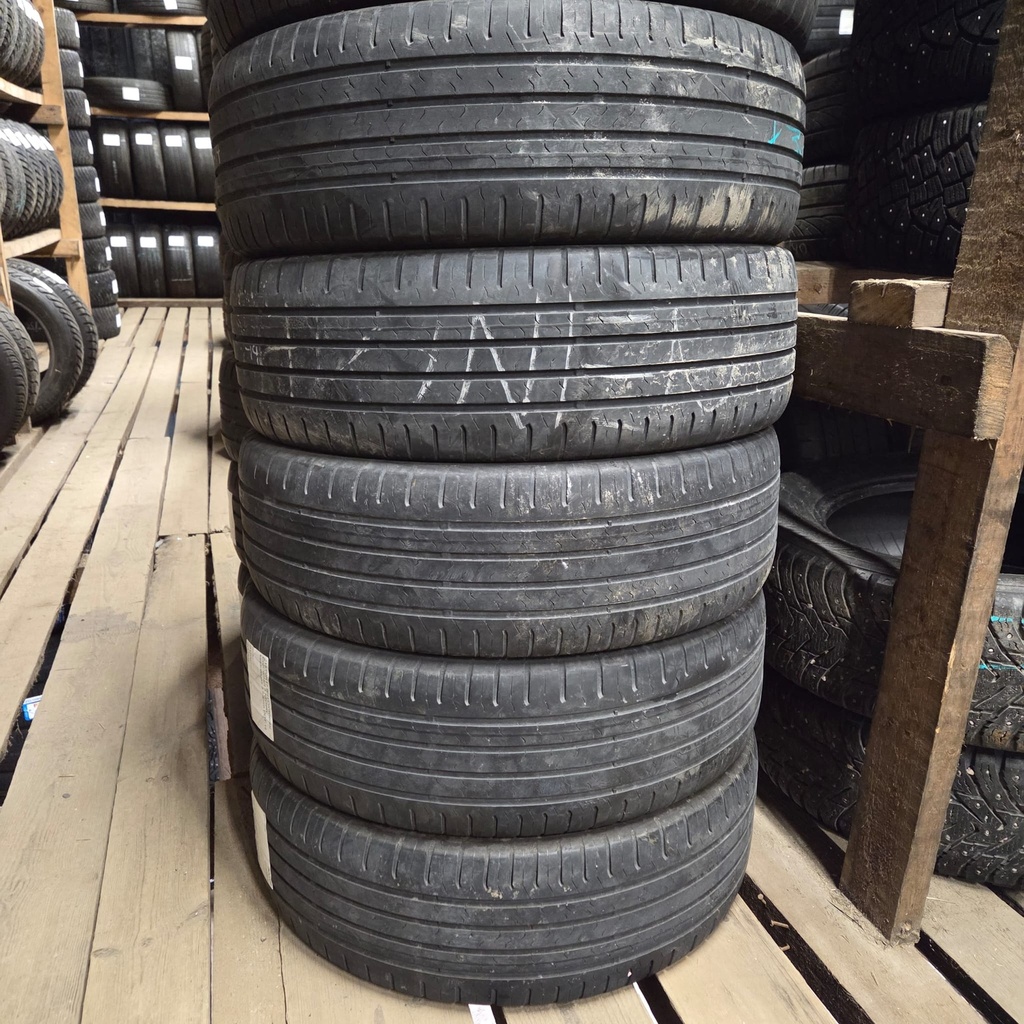 215/60R17 96H Continental EcoContact 5 Käytetty kesärengas 3,5-4mm DOT-14