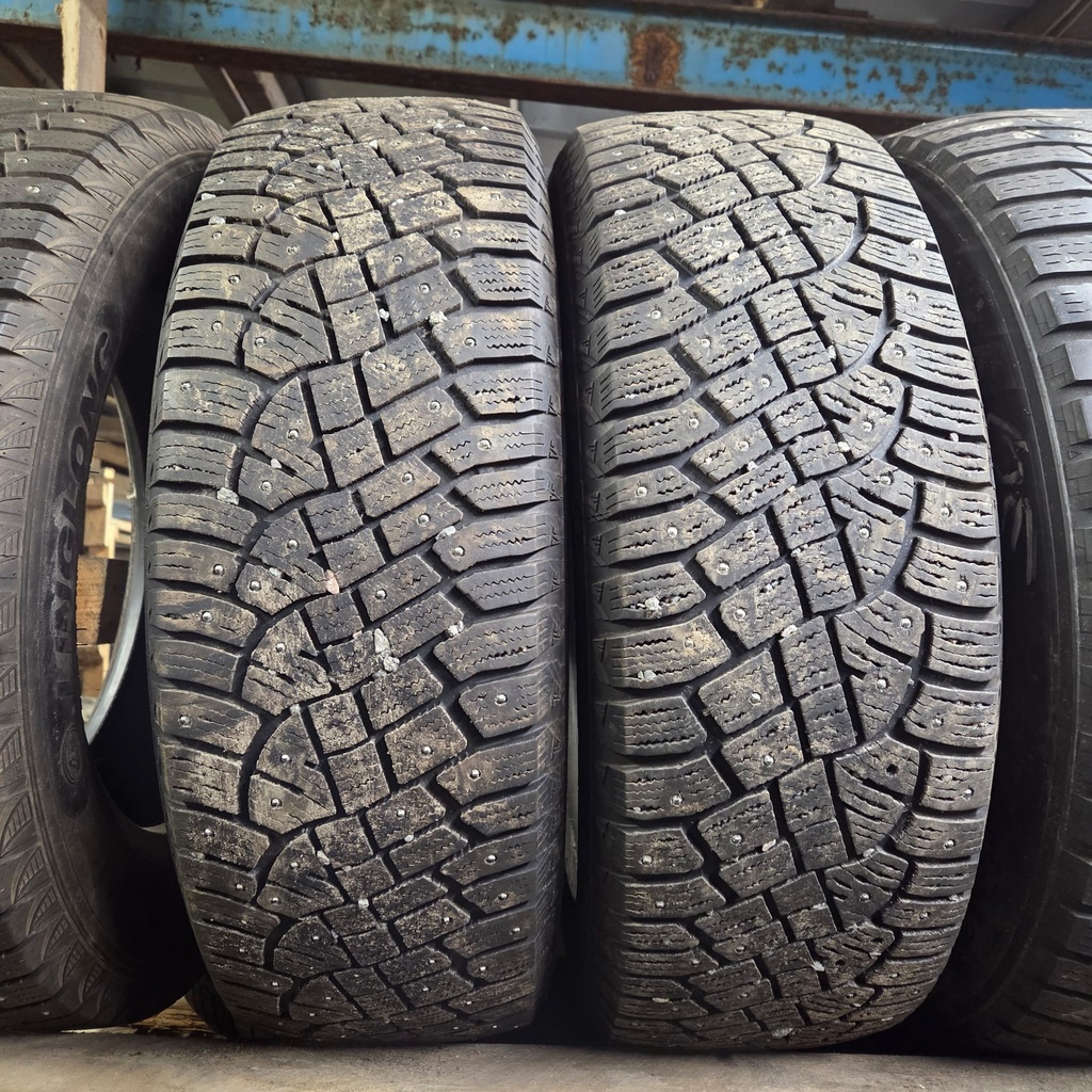 225/65R17 106T XL Continental IceContact 2 SUV Käytetty nastarengas 6mm DOT-15 ja -18