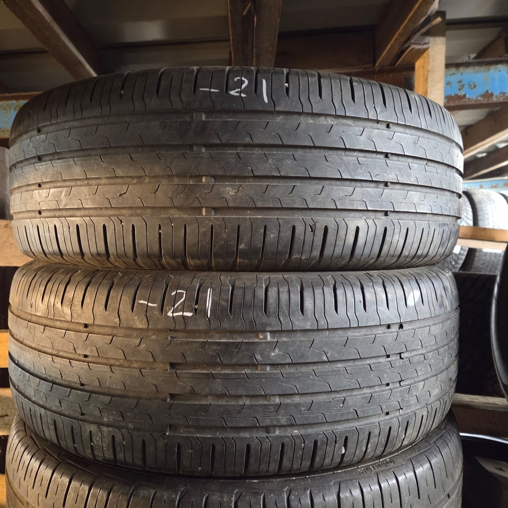 225/60R17 99H Continental EcoContact 6 Käytetty kesärengas 5-5,5mm DOT-21