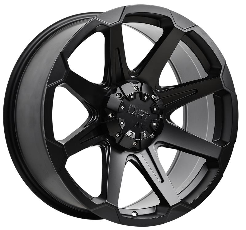 STATUSFÄLGAR D05 FLATBLACK 9x18 6/114.3-139.7 ET20 CB78.1