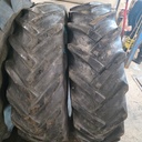 16.9-34 8pr Barum Käytetty rengas 2cm toinen kuluneempi ~1cm (Pykimää, Asennus sisärenkaalla, Vanhat)