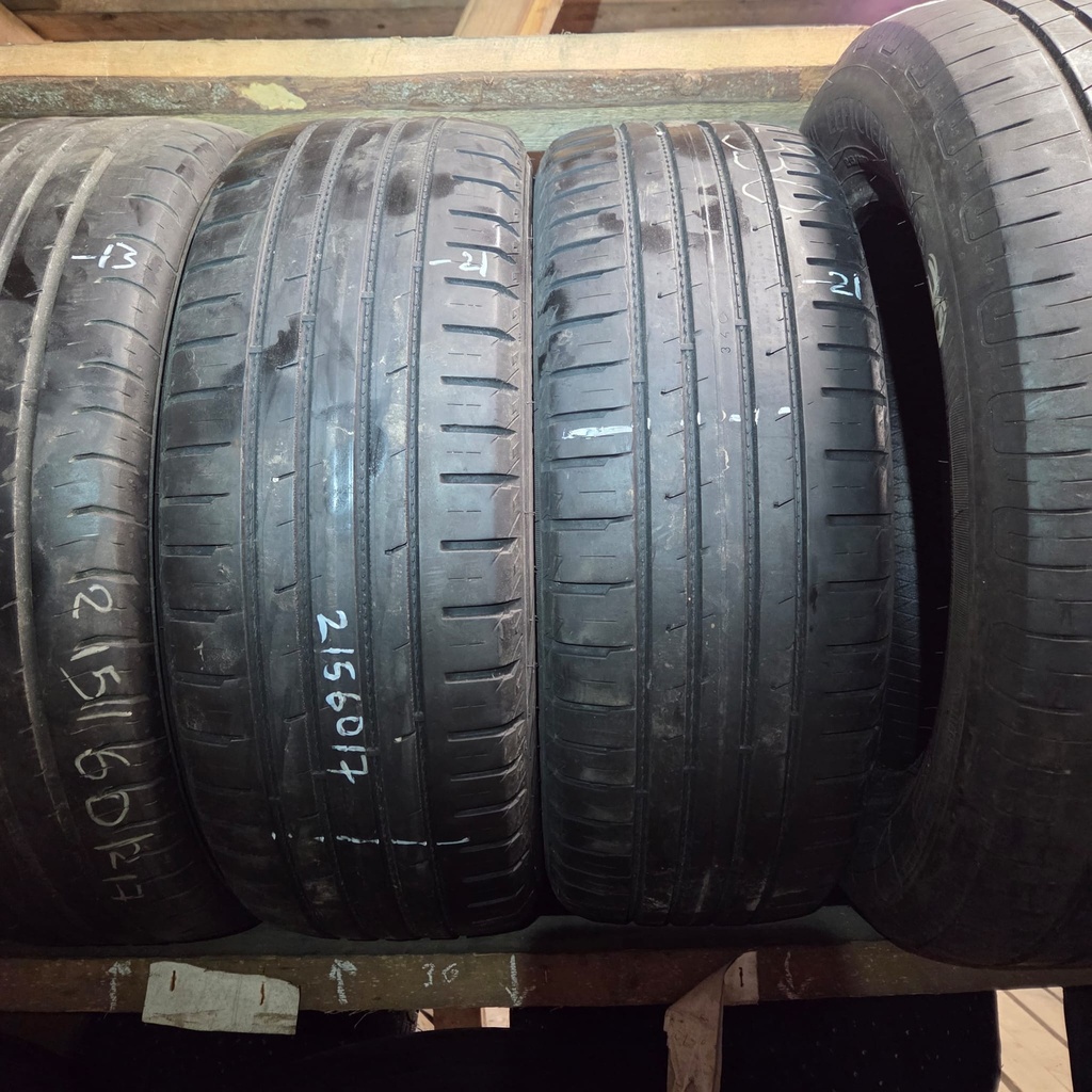 215/60R17 100H Nokian Hakka Blue 2 SUV Käytetty kesärengas 3,5-4,5mm DOT-21