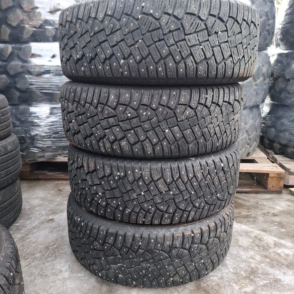 225/60R17 103T XL Continental IceContact 2 Käytetty nastarengas 5,5-6mm DOT-17