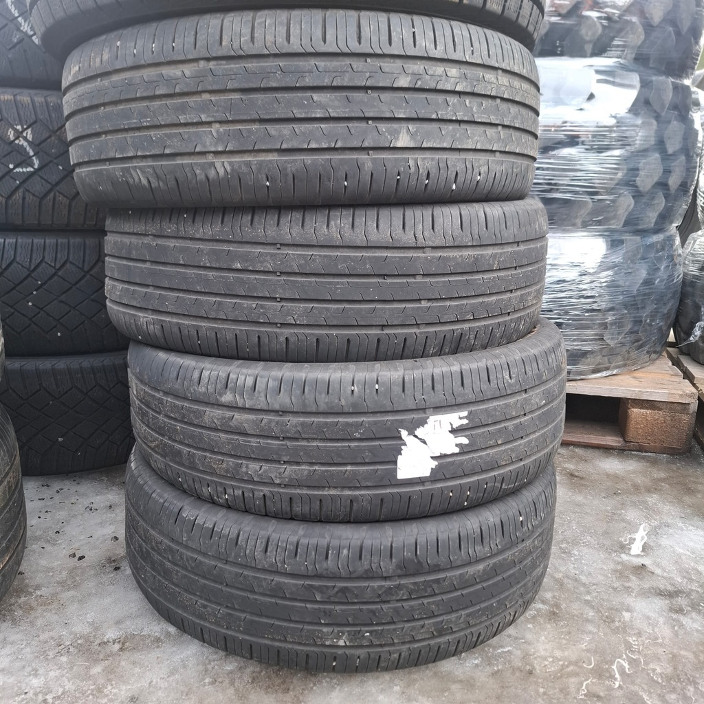 225/60R17 99H Continental EcoContact 6 Käytetty kesärengas 4,5-5mm DOT-20 ja -21