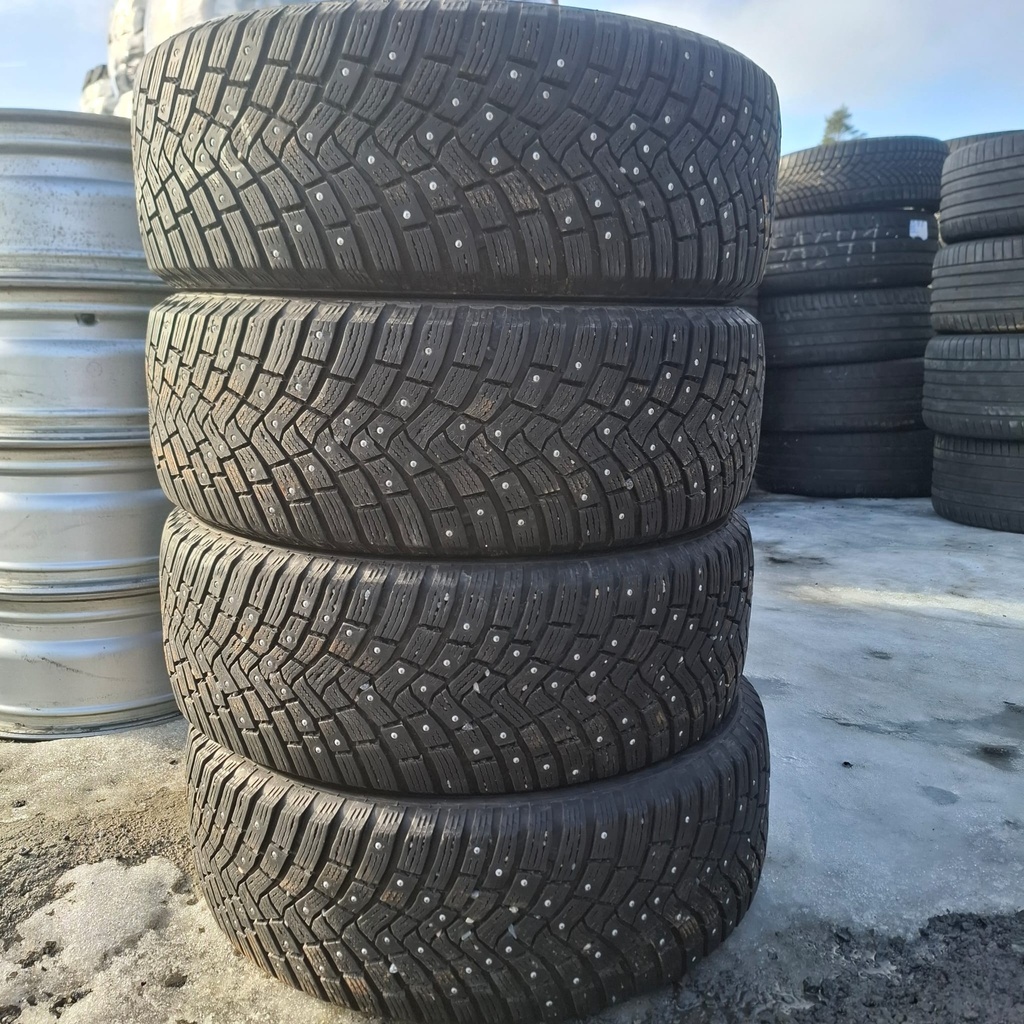 215/60R16 99T XL Continental IceContact 3 Käytetty nastarengas 7-7,5mm DOT-20 ja -21