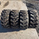 12-16.5 (305/70-16.5) 12pr Camso SKS532  Massatäytteiset (Ei tarvitse Ilmaa, ajamattomat renkaat DOT-21, käytetyt vanteet 9.75x16.5  PJ: 8x203mm KR:102)  MYYDÄÄN VAIN SETTINÄ!