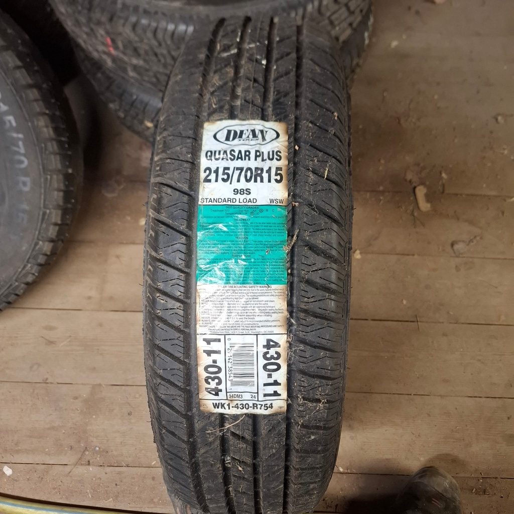 215/70R15 98S Dean Quasar Plus Käytetty kesärengas Ajamaton DOT-09