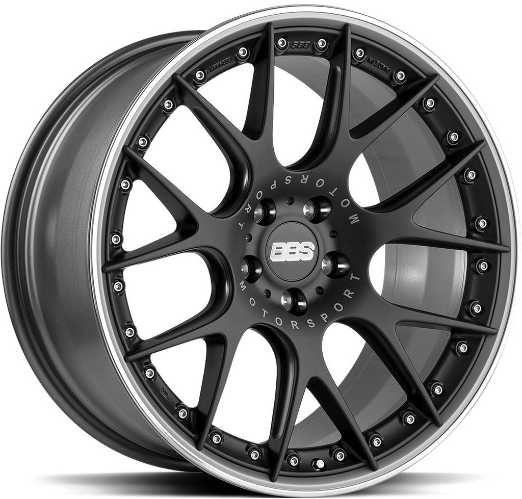 BBS CH-RII SATIN BLACK 9x20 5/130 ET48 CB71.6