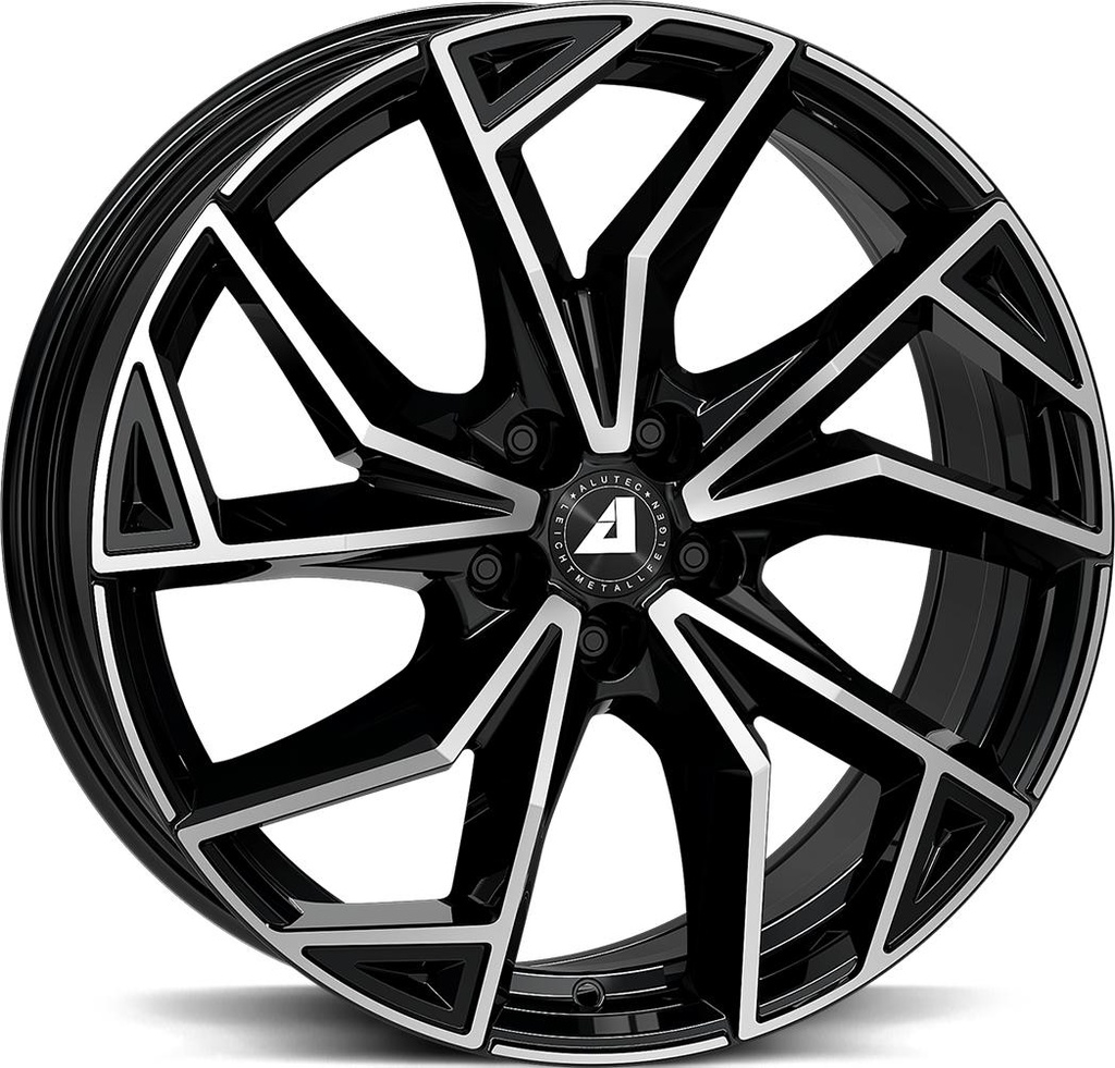 ALUTEC ADX.02 DIAM BLACK POL 9.5x22 5/112 ET43 CB57.1