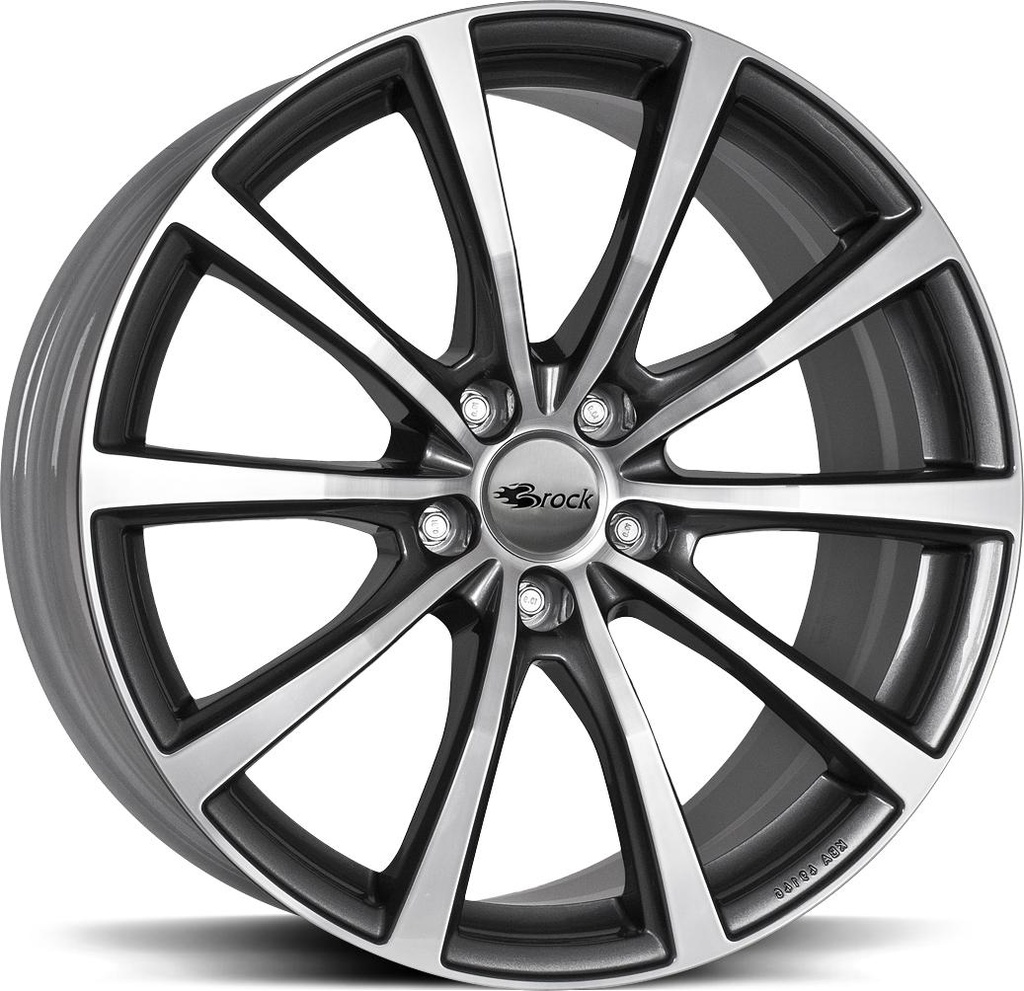 BROCK B32 TITAN FULL POL 8.5x18 5/120 ET30 CB72.6