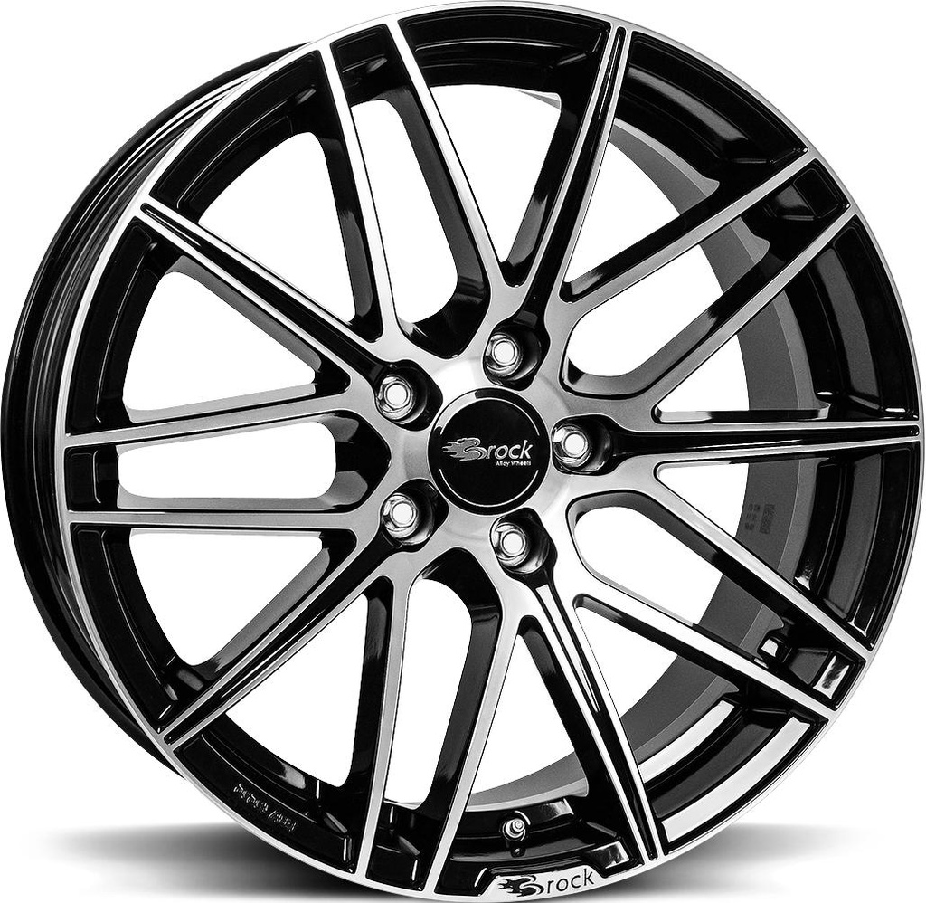 BROCK B34 BLACK FULL POL 7.5x17 5/114.3 ET35 CB72.6