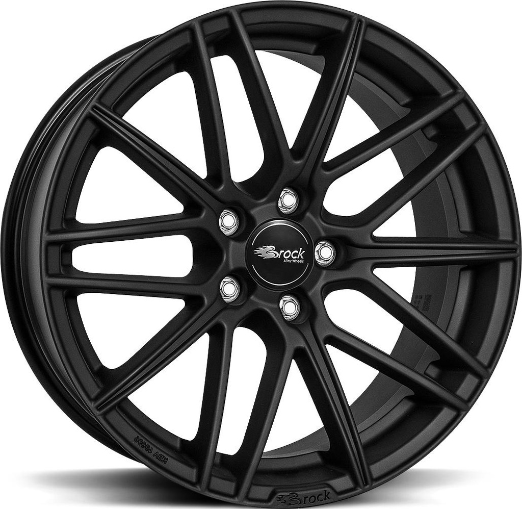 BROCK B34 BLACK MATT 8x18 5/112 ET35 CB66.6