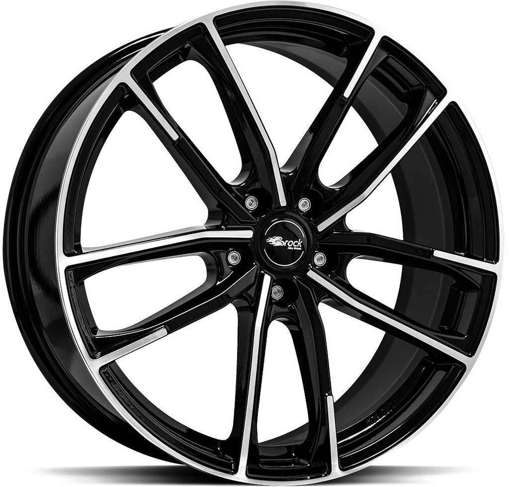 BROCK B38 BLACK FULL POL 8x18 5/110 ET33 CB65.1