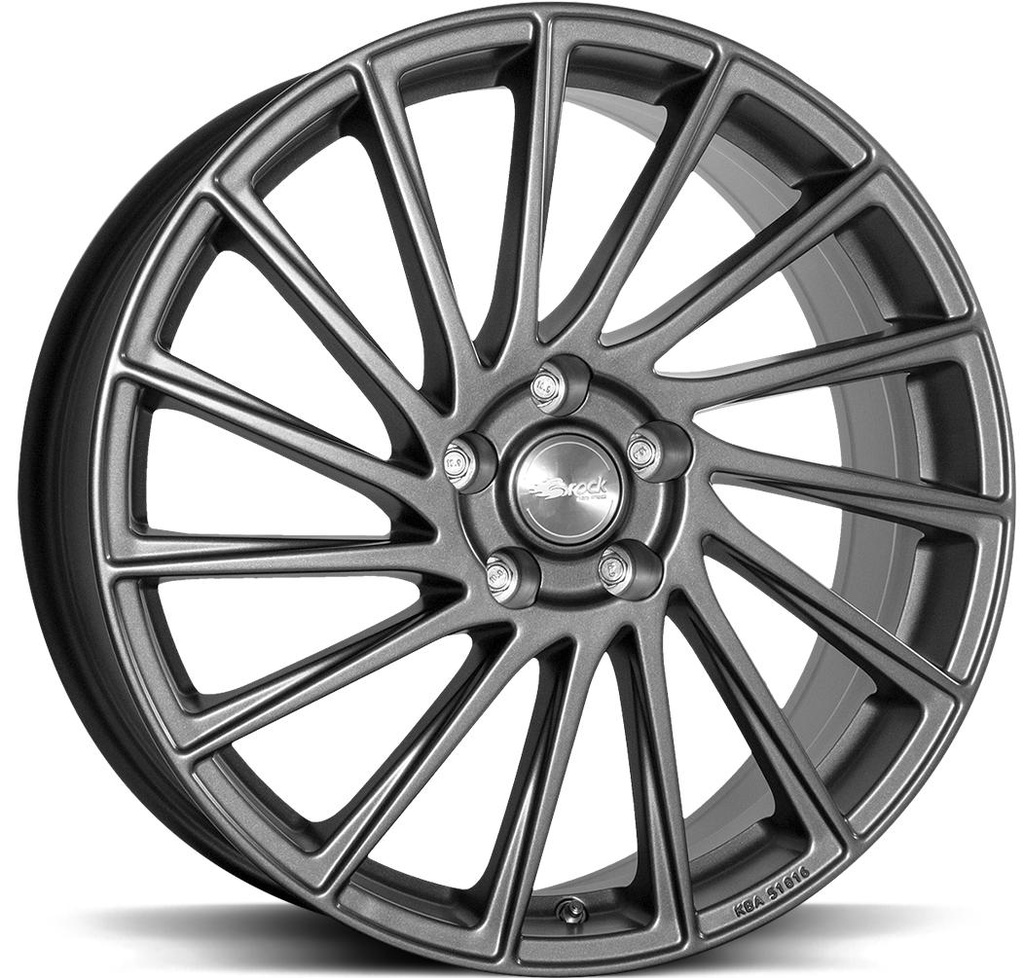 BROCK B39 HIMALAYA GREY MATT 7.5x18 4/108 ET32 CB65.1