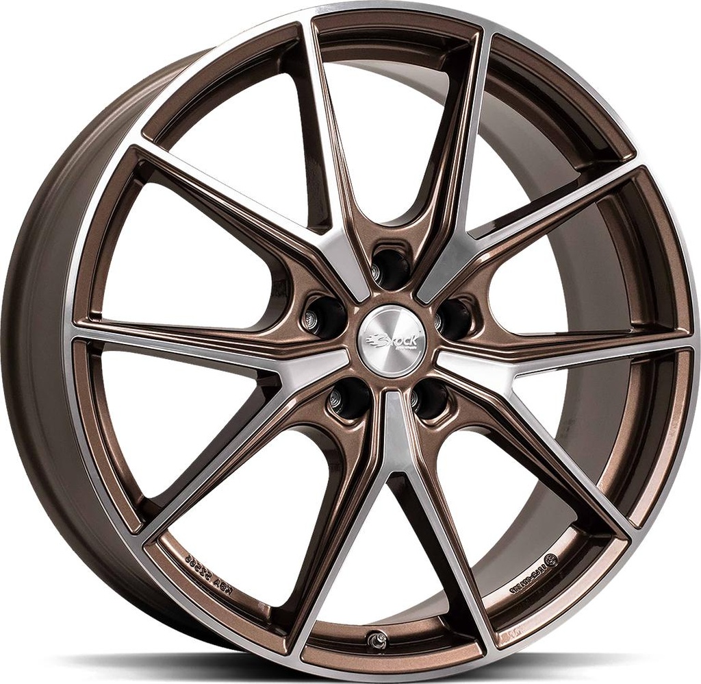 BROCK B40 BRONZE COPPER FULL POL 8x19 5/112 ET38 CB66.6