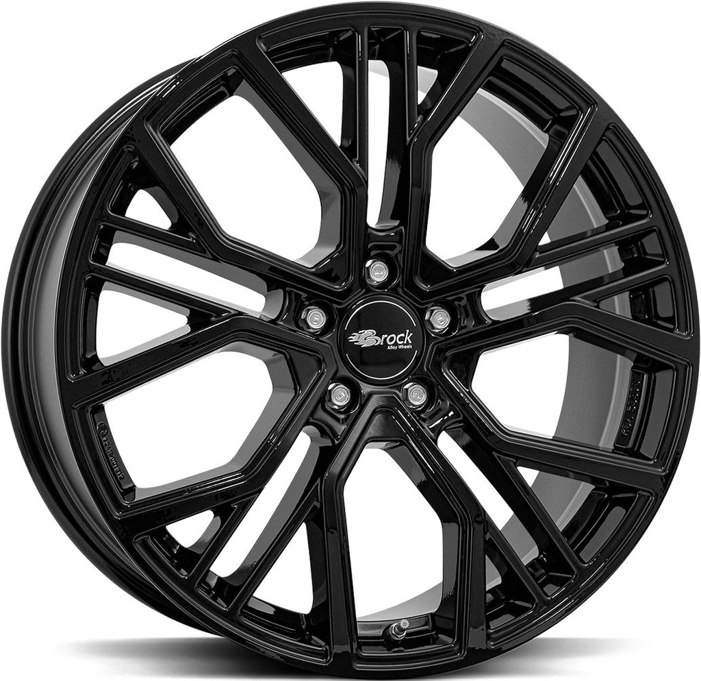 BROCK B41 SHINY BLACK 10x21 5/112 ET51 CB66.6