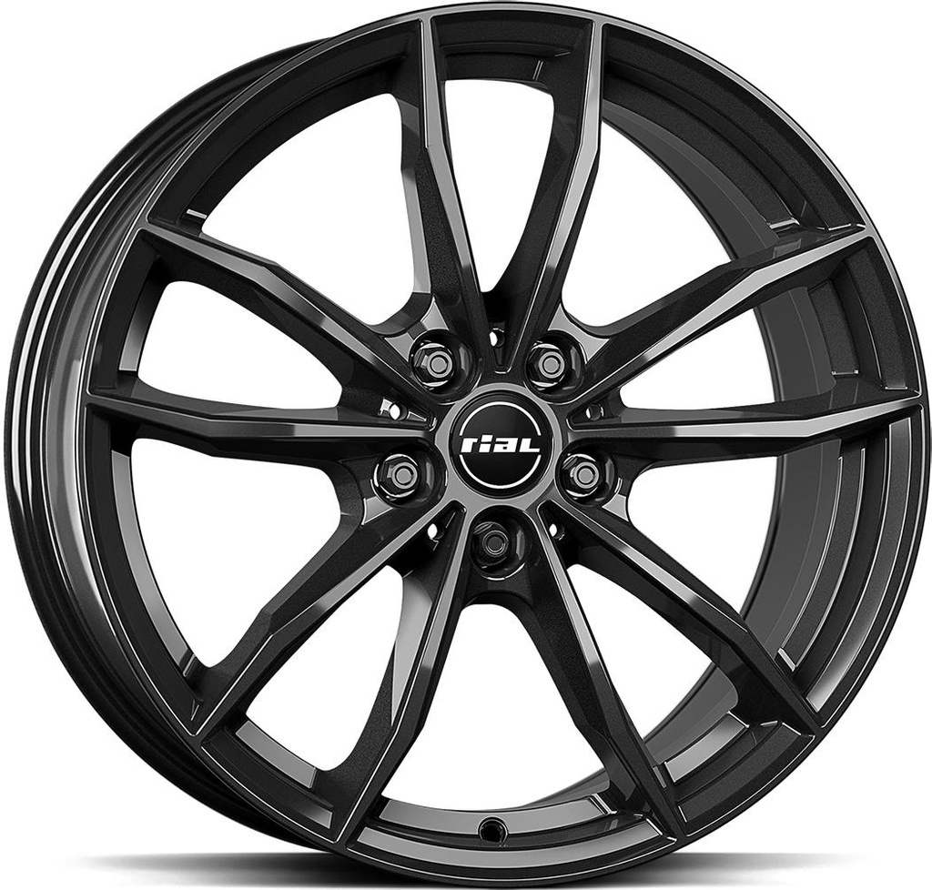 RIAL X12 DIAM BLACK 7.5x17 5/112 ET52 CB66.7