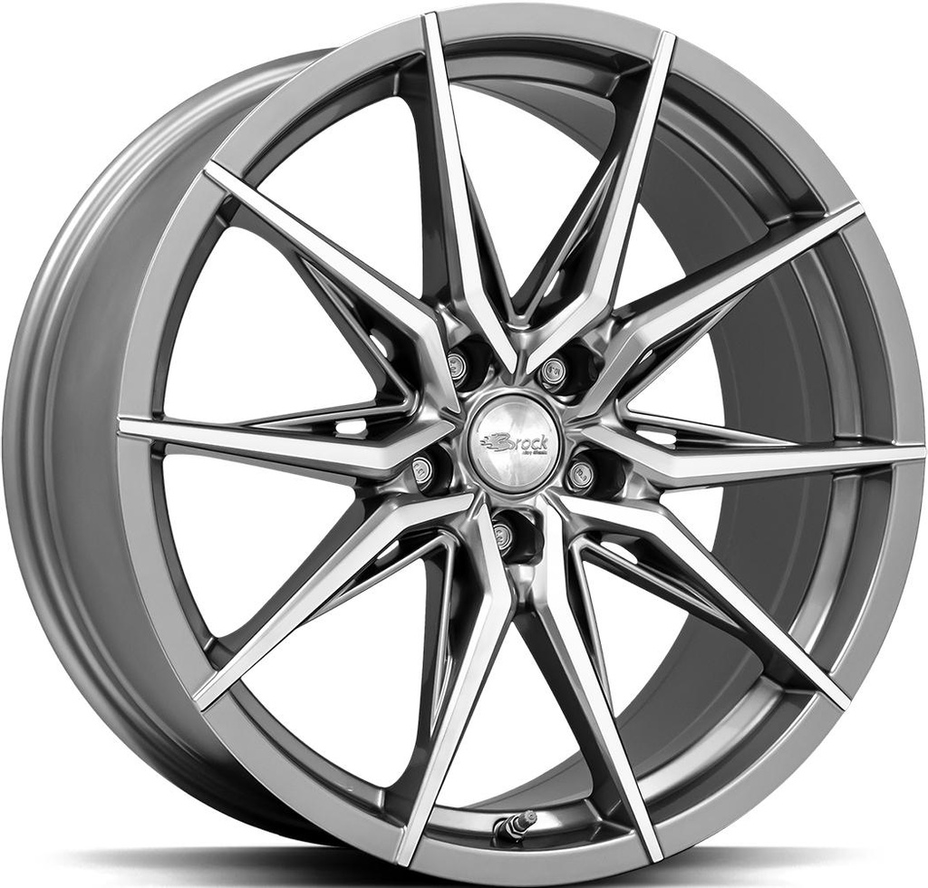 BROCK B42 FERRIC GREY POL 8.5x20 5/120 ET35 CB72.6