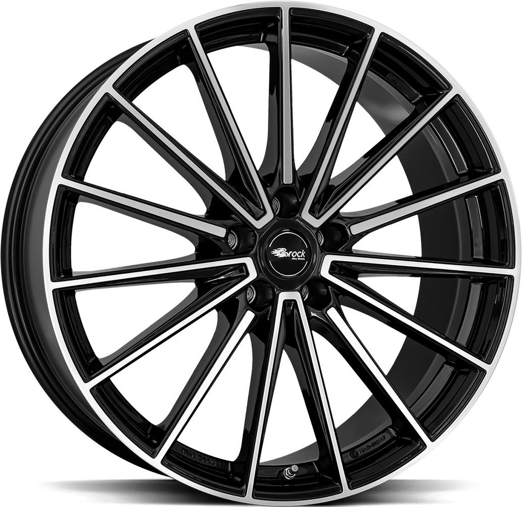 BROCK B43 BLACK FULL POL 9x21 5/112 ET36 CB66.6