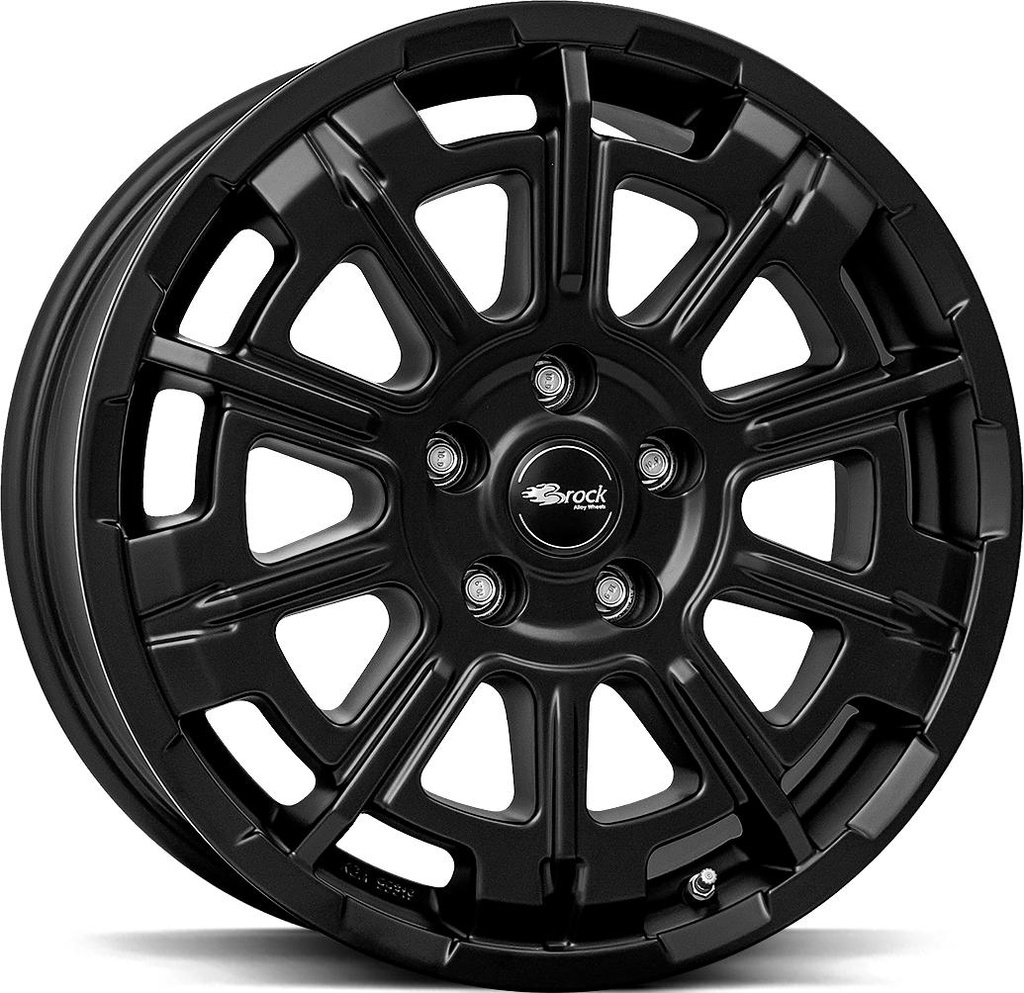 BROCK B45 SATIN BLACK MATT 8x20 6/120 ET45 CB74.6
