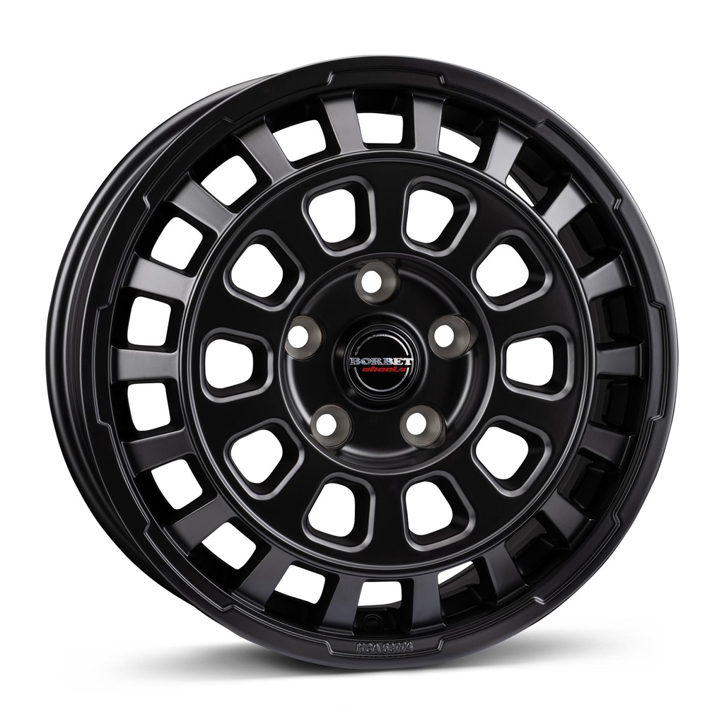 BORBET CW7 BLACK MATT 7x17 5/118 ET63 CB71.1