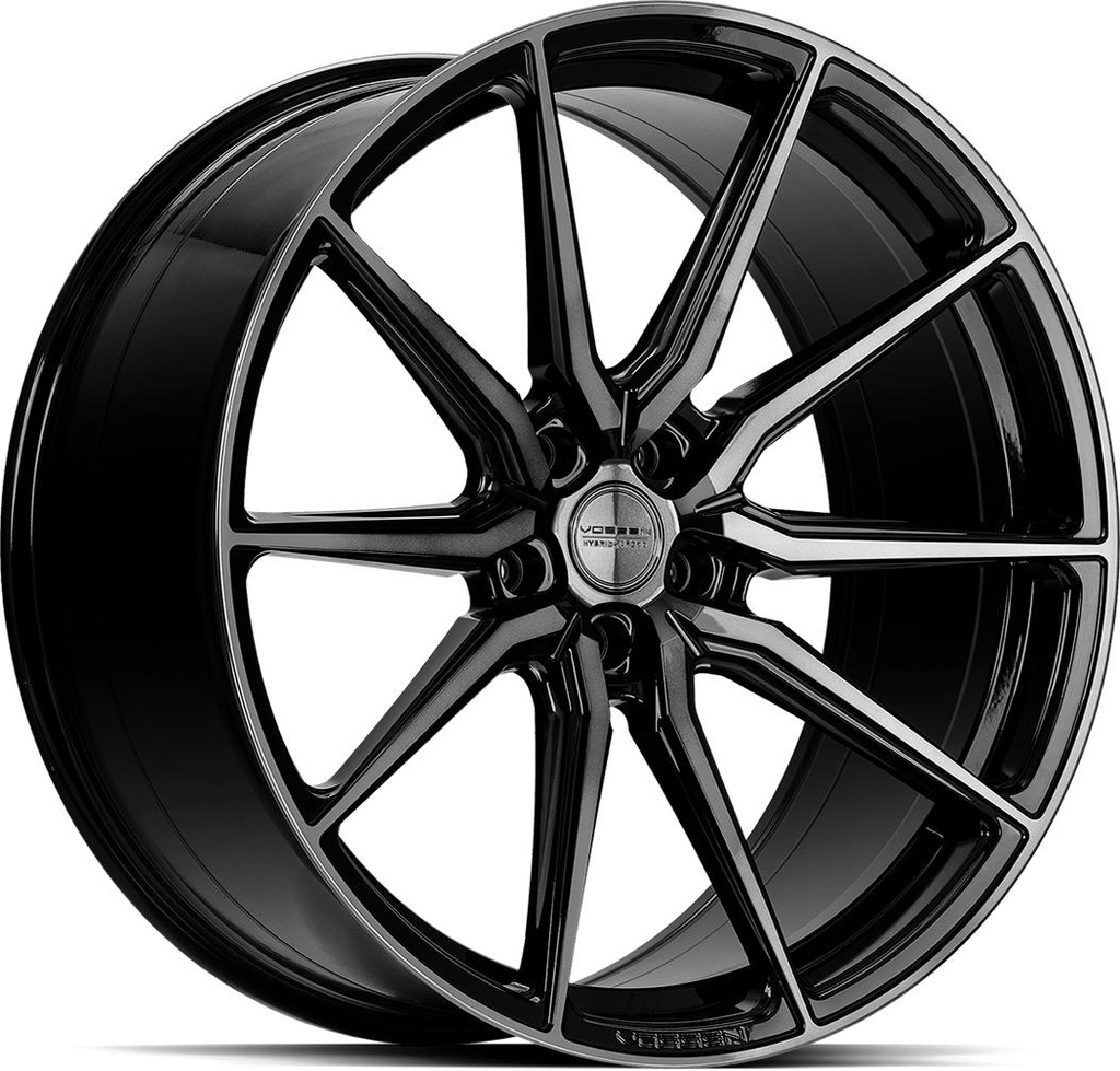 VOSSEN HF3 DOUBLE TINTED GLOSS BLACK 9.5x19 5/112 ET25 CB66.6