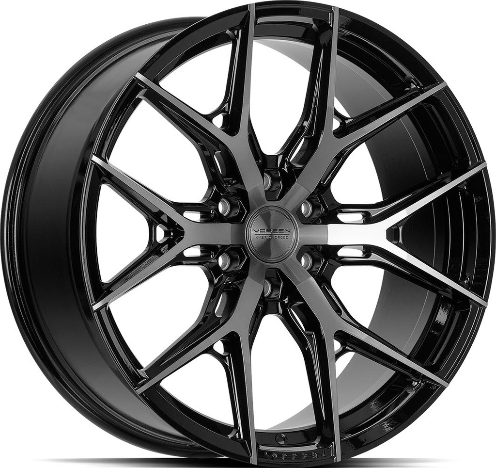 VOSSEN HF6.4 TINTED GLOSS BLACK 10x24 6/139.7 ET25 CB106.1