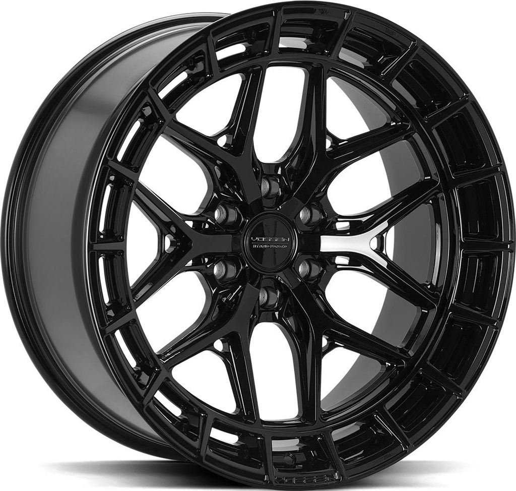 VOSSEN HFX1 GLOSS BLACK 12x21 5/120 ET52 CB72.56