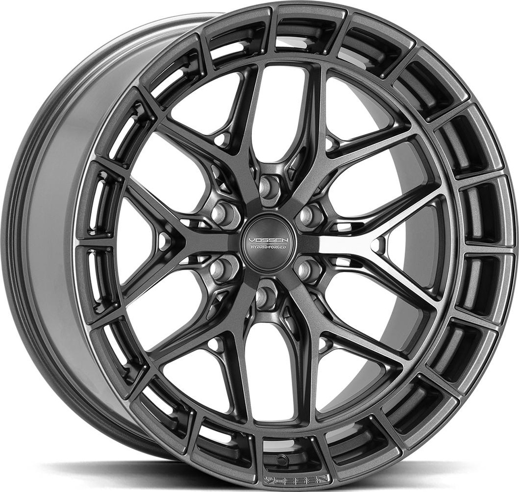 VOSSEN HFX1 MATT GUN METAL 12x22 6/135 ET-44 CB87.1