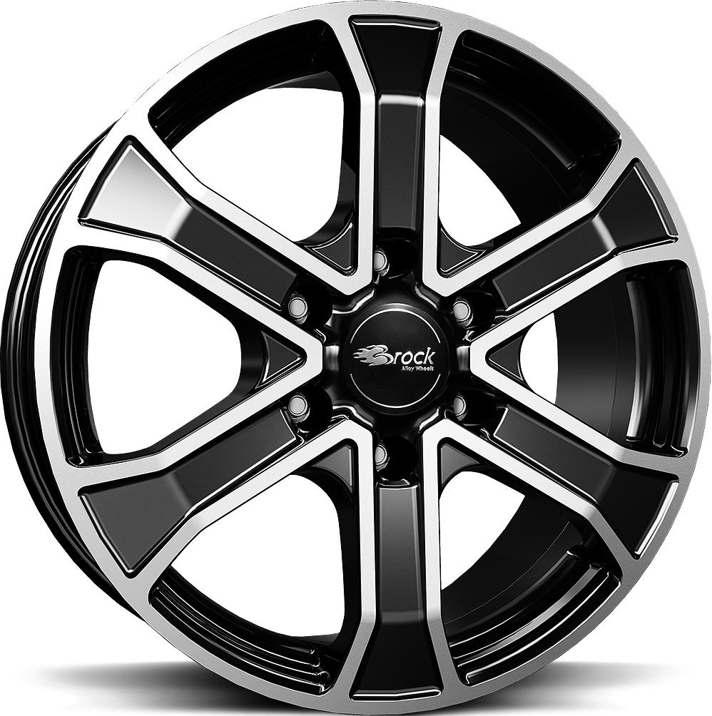 BROCK RC31 BLACK FULL POL 8x18 6/139.7 ET25 CB100.1