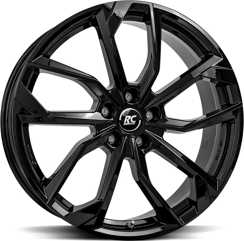 BROCK RC34 SHINY BLACK 7x17 5/110 ET40 CB65.1