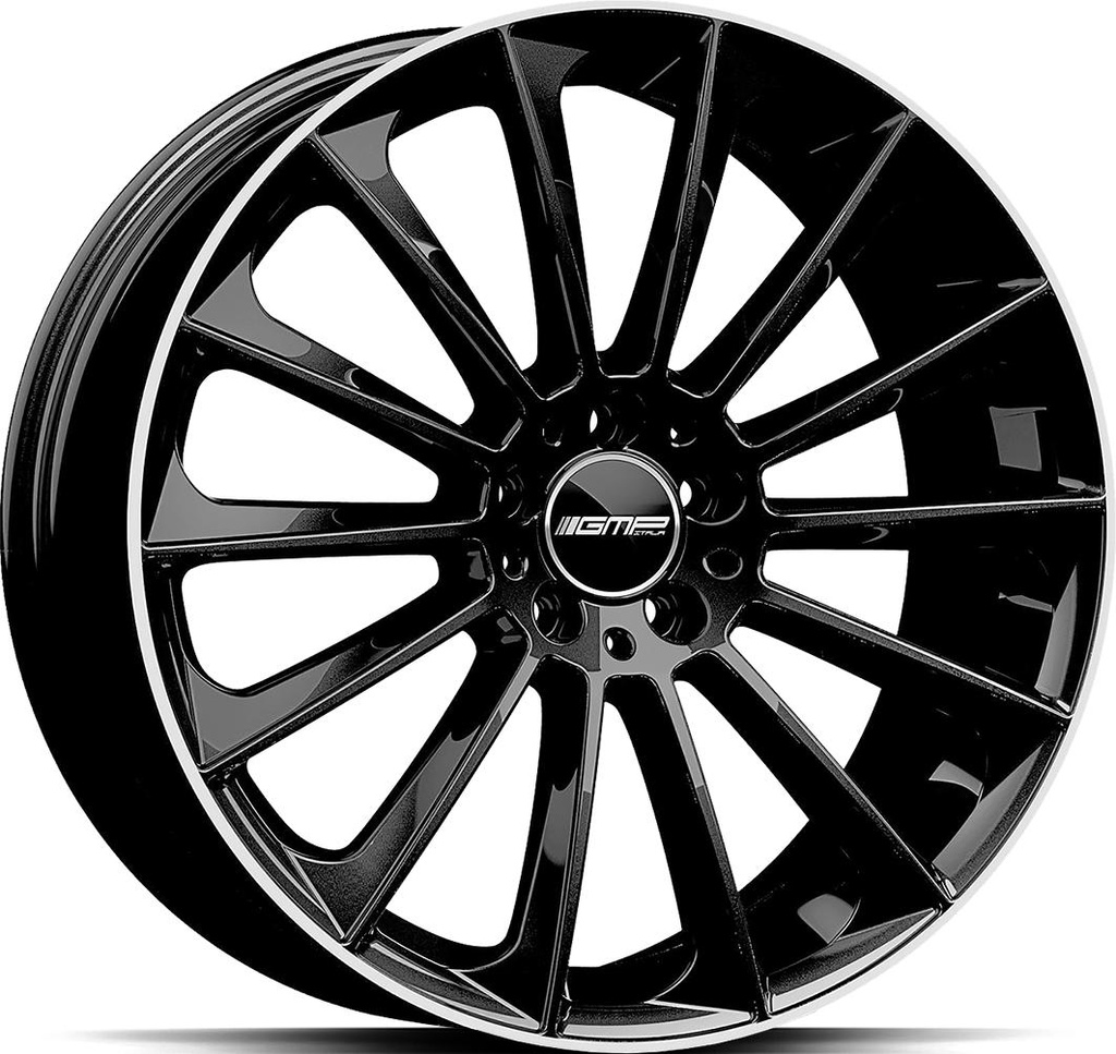 GMP STELLAR BLACK DIAM LIP 7.5x18 5/112 ET45 CB66.6