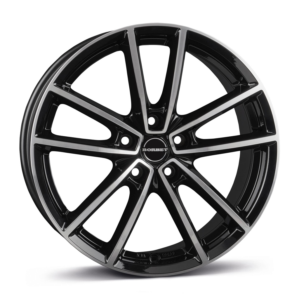 BORBET W BLACK POL GLOSS 8x20 5/114.3 ET45 CB72.5
