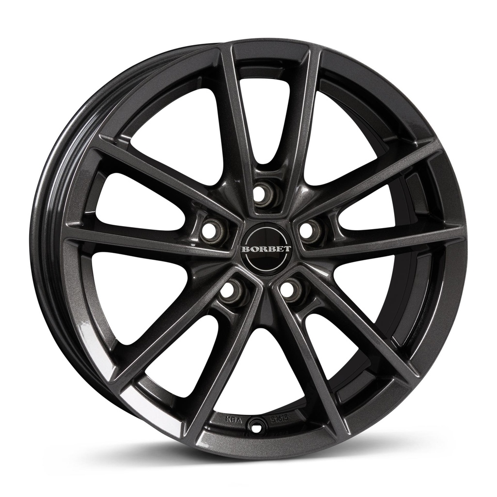 BORBET W MIST ANTRACITE GLOSS 8.5x21 5/114.3 ET40 CB72.5