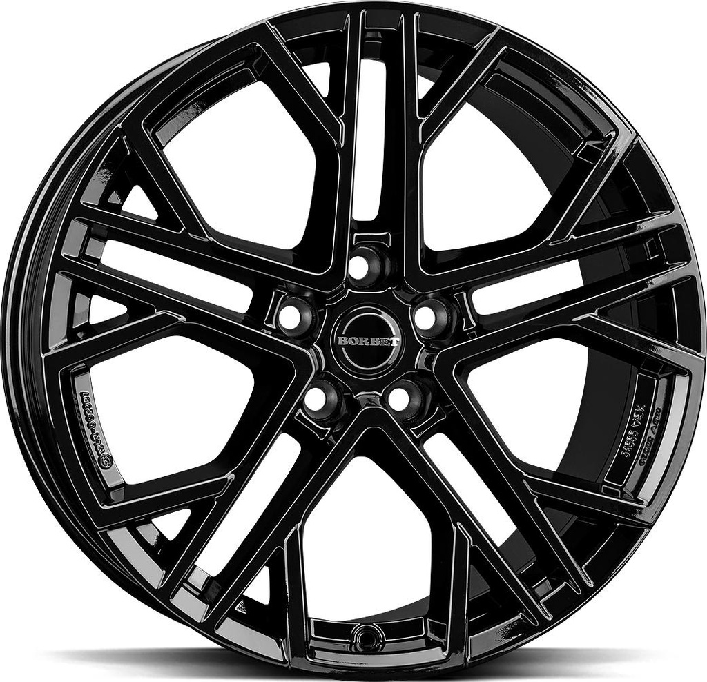 BORBET XV BLACK GLOSS 8.5x19 5/108 ET45 CB72.5