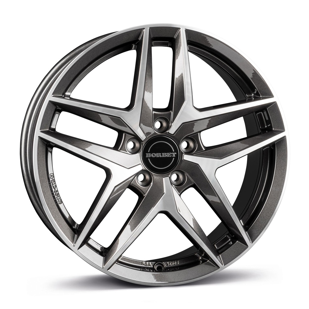 BORBET Z MIST ANTRACITE GLOSS POL 8x19 5/112 ET30 CB66.6