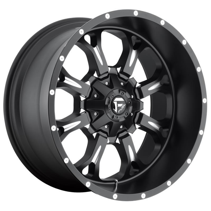 STATUSFÄLGAR FC517 MATTE BLACK MILLED 10x20 8/180 ET-12 CB125.1