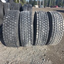 285/70R19.5 144/152M MICHELIN XDE2+ Käytetty KA-rengas Veto DOT-15 13mm