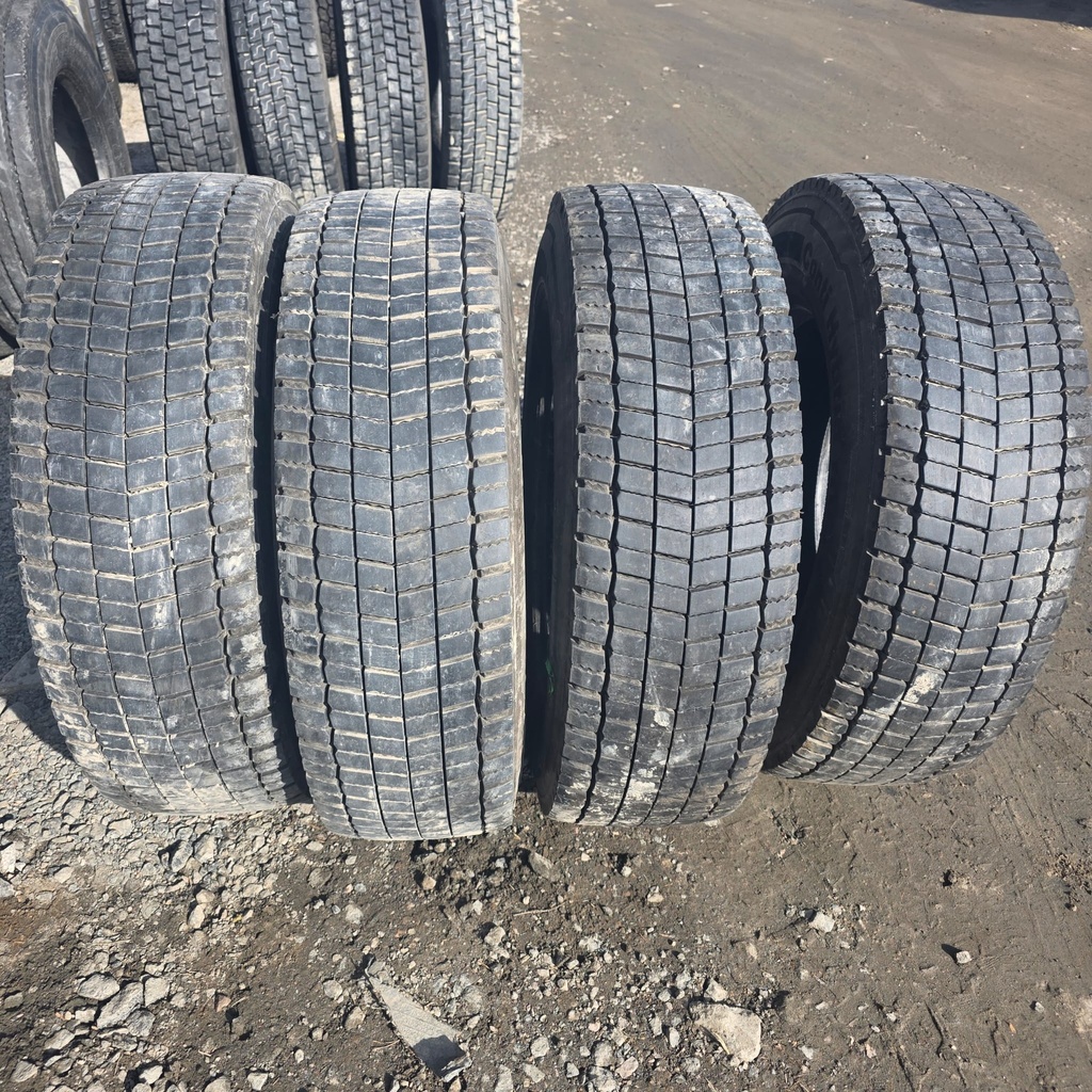 265/70R19.5 140/133M CONTINENTAL HD3 Käytetty KA-rengas Veto DOT-15 14mm